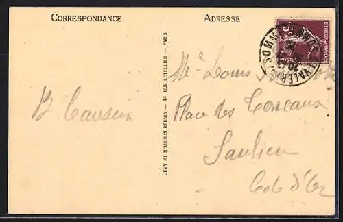 AK Saint-Valery-sur-Somme, Le Passeur et bateaux sur la plage