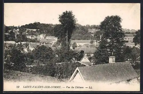 AK Saint-Valery-sur-Somme, Vue du Château