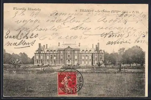 AK Tilloloy, Le Château (XVIIe siècle)