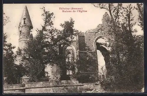 AK Tilloloy, Ruines de l`Église