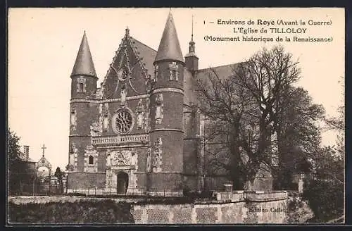 AK Tilloloy, L`Église de Tilloloy (Monument historique de la Renaissance)