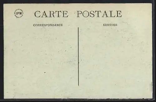 AK Tilloloy, Le Château bombardé en 1914-17 dans la Somme