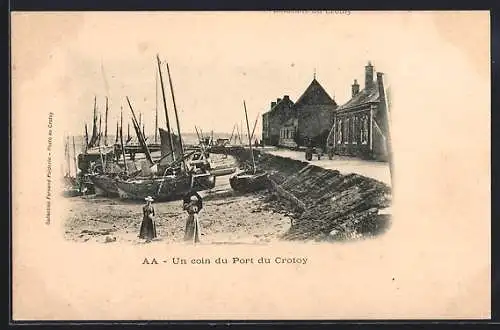 AK Le Crotoy, Un coin du Port du Crotoy