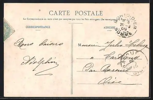 AK Montdidier, Vue prise de l`église St-Pierre