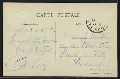 AK Montdidier, après la Grande Guerre, Rue de Paris