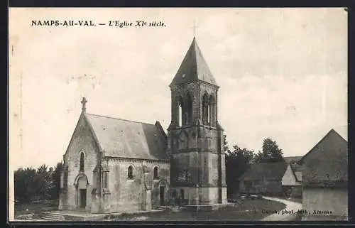 AK Namps-au-Val, L`Église XIe siècle