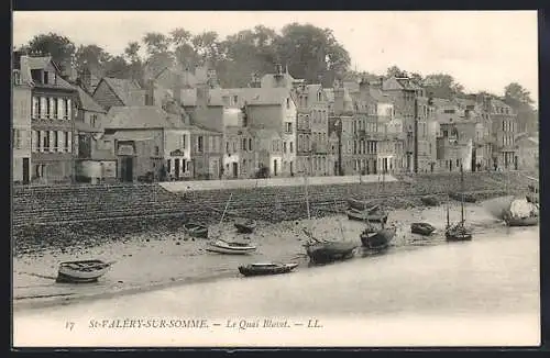 AK Saint-Valery-sur-Somme, Le Quai Blavet