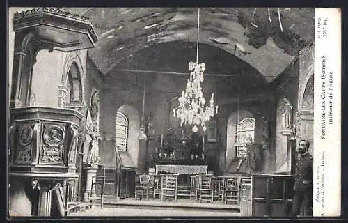 AK Fontaine-les-Cappy, Intérieur de l`église