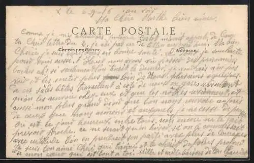 AK Fouquaucourt, L`Église en ruines après la guerre