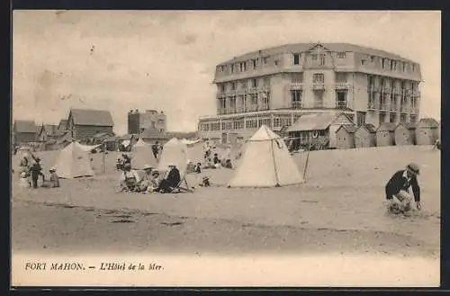 AK Fort Mahon, L`Hôtel de la Mer et plage animée