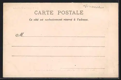 AK Ham, Le Château vue prise du haut de la Grosse Tour