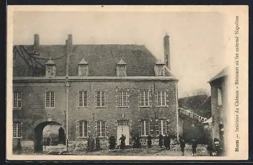 AK Ham, Intérieur du Château où fut enfermé Napoléon