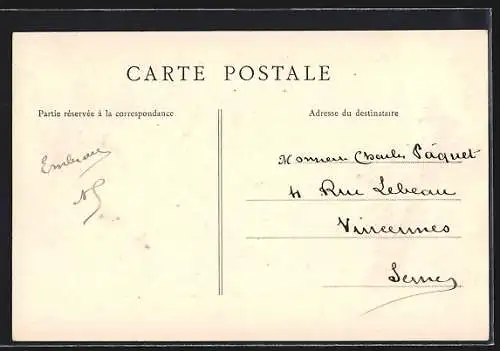 AK Ham, Entrée latérale de l`Église Notre-Dame