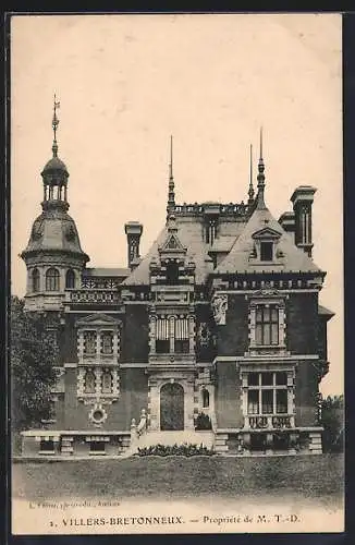 AK Villers-Bretonneux, Propriété de M. T.-D
