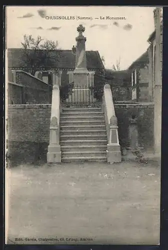 AK Chuignolles, Le Monument