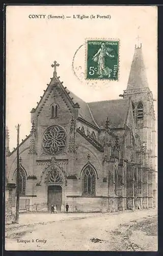 AK Conty, L`Église (le Portail)