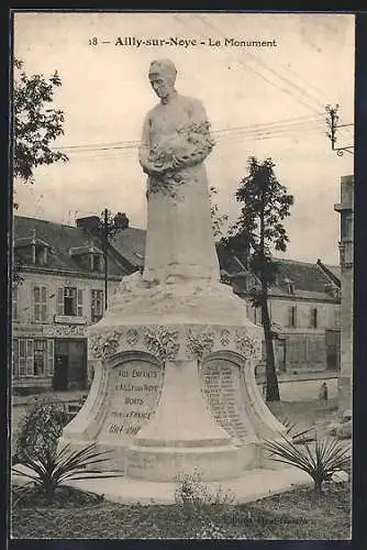 AK Ailly-sur-Noye, Le Monument aux Enfants morts pour la France 1914-1918
