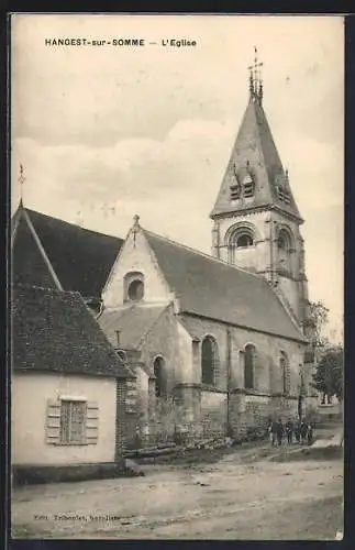 AK Hangest-sur-Somme, L`Église