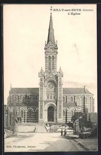 AK Ailly-sur-Noye, L`Église