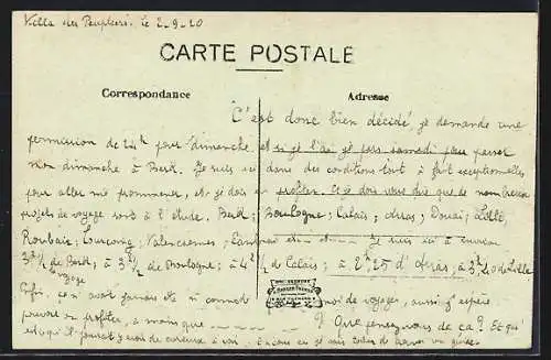 AK Chaulnes, La Grande Place vue vers l`ouest