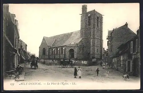 AK Ault-Onival, La Place de l`Église