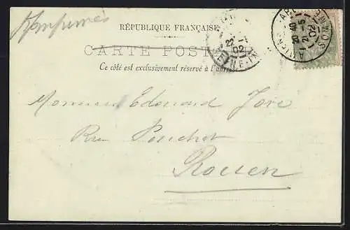 AK Amiens, L`Horloge et animation urbaine