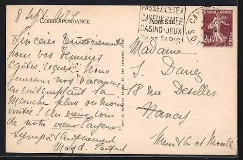 AK Cayeux-sur-Mer, Route de Saint-Valery avec maisons et charrette