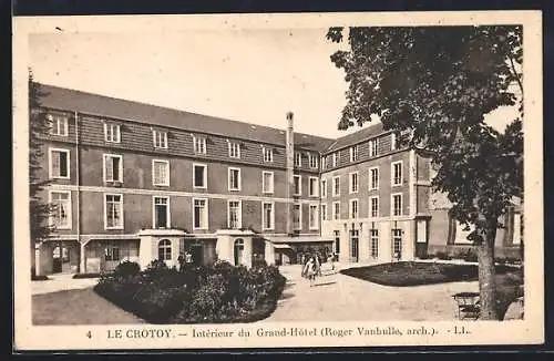 AK Le Crotoy, Intérieur du Grand-Hôtel (Roger Vanhulle, arch.)