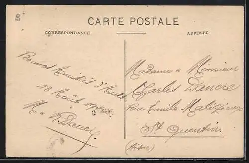 AK Onival, La Rue de la Réunion et le Moulin de Pierre
