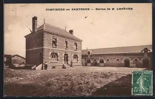 AK Dompierre-en-Santerre, Ferme de M. Lepèvre