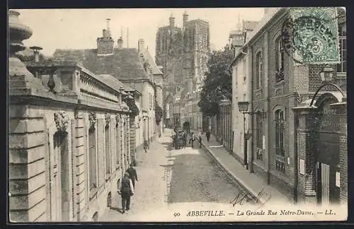 AK Abbeville, La Grande Rue Notre-Dame