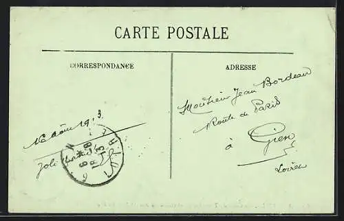 AK Abbeville, Le Canal du Transit et Perspective de la Rue St-Jean-des-Prés