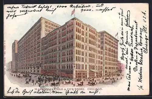 AK Chicago, IL, Marchall Field & Co`s Store