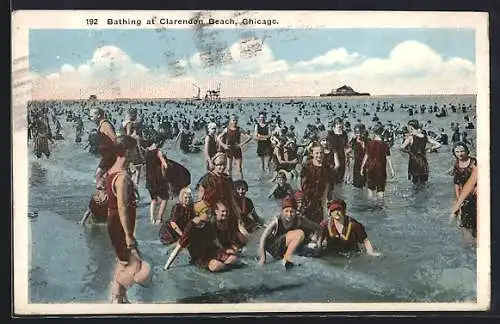AK Chicago, IL, Bathing at Clarendon Beach