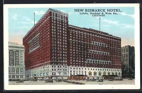 AK Chicago, IL, New Bismarck Hotel