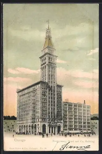 AK Chicago, IL, Montgomery, Ward and Co. Building
