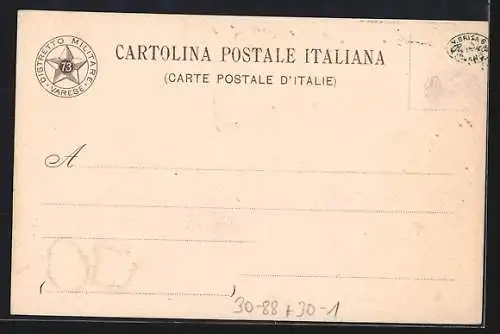 AK I cacciatori delle alpi varese XXVI Maggio MDCCCLIX, Distretto militare di Varese 1904