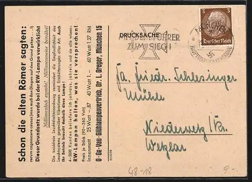 AK Variations-Glühlampe Elix RW, O-Ge-Vau Glühlampenvertrieb Dr. L. Greger