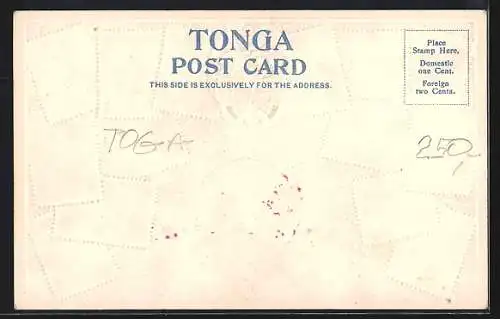 AK Toga, Briefmarken mit Wappen