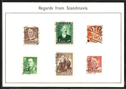 AK Scandinavia, Briefmarken