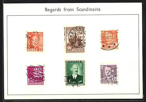 AK Scandinavia, Briefmarken