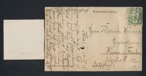 Leporello-AK Györ, Városháza, Royal-szálloda, Kazinczy-utca, Loyd-épület, Erzsébet-tér, Állomás