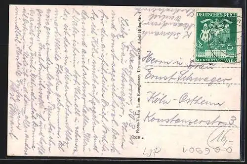 AK Alexandrowa /Weichsel, Partie am Gymnasium