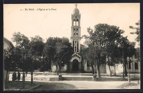AK El Biar, L`Église et la Place