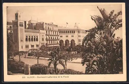 AK Alger, Boulevard Laferrière et la Poste
