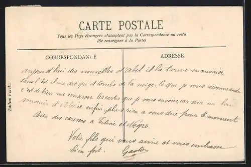 AK Alger, Hôpital militaire du Dey, Allée de la Chapelle