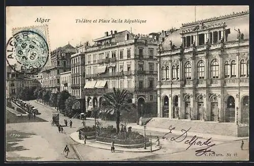 AK Alger, Théâtre et Place de al République