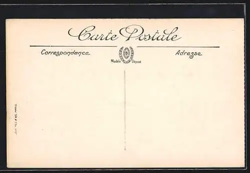 AK Constantine, La Place de al Crèche, Vue prise de la Poste