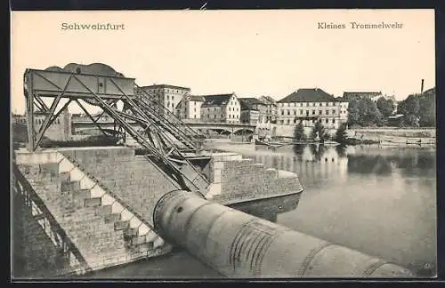 AK Schweinfurt, Partie am Kleinen Trommelwehr