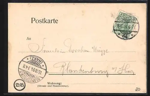 AK Berlin, Hotel Janson, Inh. Wilh. Päckelmann, Mittelstrasse 53 /54